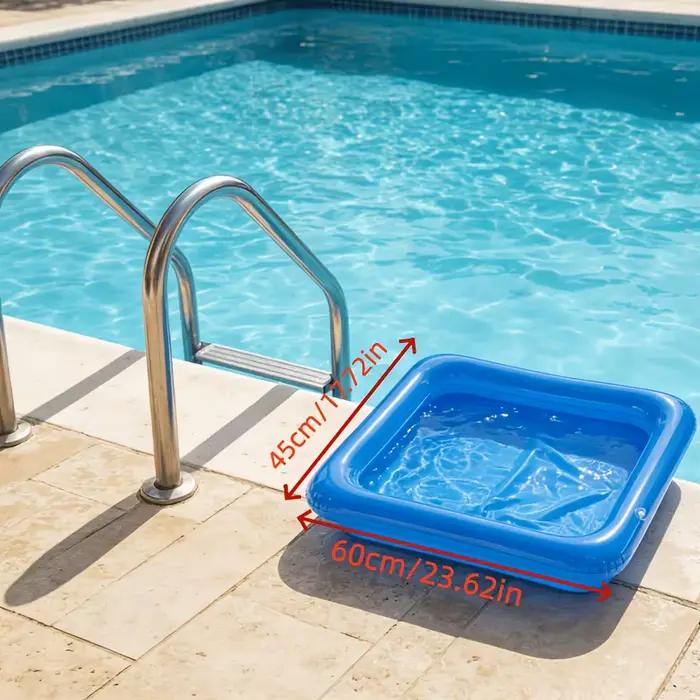Baignoire Pliable Portable Multifonctionnelle pour Bain de Pieds, Bassin de Lavage Post-Natation, En