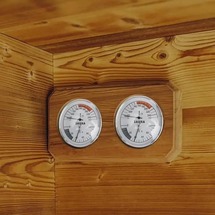 Thermomètre et hygromètre de sauna à calibrage automatique pour des mesures fiables de température e