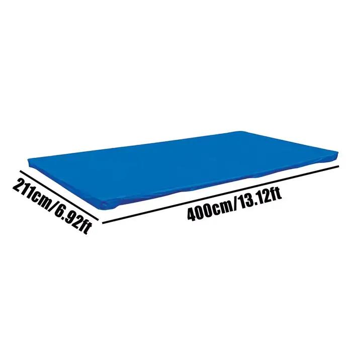 Couverture de piscine rectangulaire robuste pour l'hiver, résistante aux UV, anti-poussière, protect