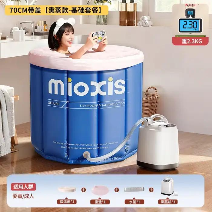 Baignoire hors sol portable pour adultes, grande baignoire pliable pour spa, mobilier de maison, en 