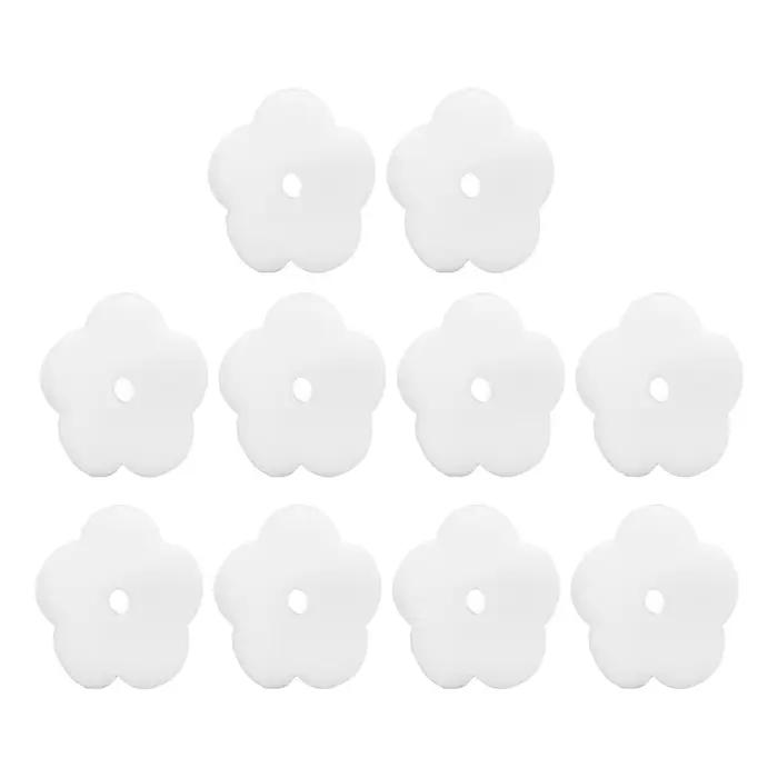 Éponge anti-salissures pour bain à remous, 10 pièces, absorbeur d'huile en forme de fleur pour pisci