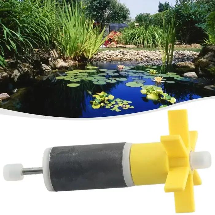 Turbine pour pompe à eau Intex Pure Spa, comprend un arbre en acier inoxydable, un filtre jaune, des