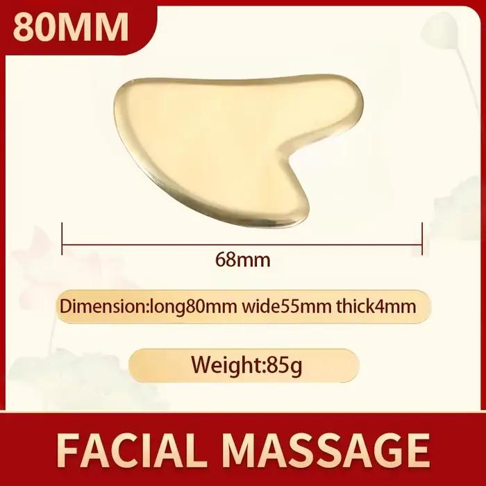 Peigne de massage Gua sha, massage du cuir chevelu, masseur à gratter en cuivre, méridiens de tête, 