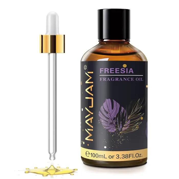 MAYJAM 100ml huiles aromatiques Freesia lin frais mandarine Parma Violet huiles parfumées pour humid