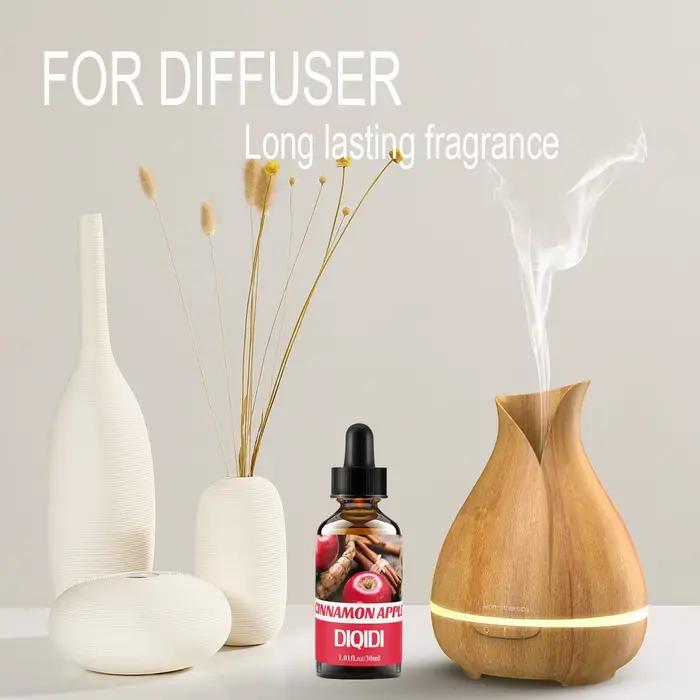 Huile essentielle de fruits cannelle pomme fraise cerise pêche orange parfum multifonction pour diffusion maison soins personnels