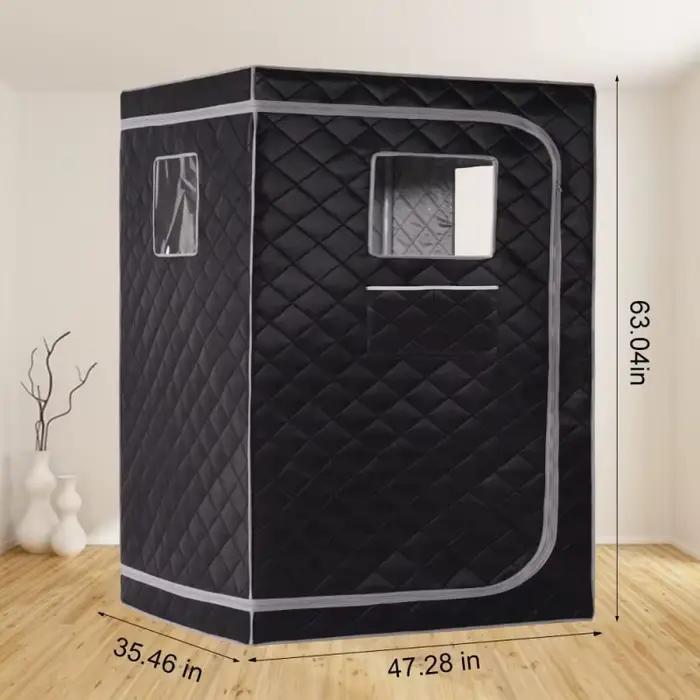 Sauna à vapeur portable SMARTMAK pour deux personnes tente de sauna à domicile spa cuiseur à vapeur salle de sauna grande capacité détente bien-être occasions spéciales