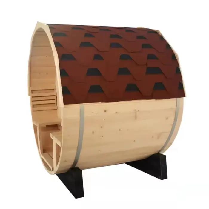 Sauna en bois massif personnalisé pour 1 à 2 personnes