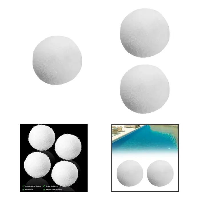 Boule absorbante réutilisable pour baignoire spa et piscine 3 pouces facile à utiliser et à entretenir pour une eau propre sans saleté occasions spéciales
