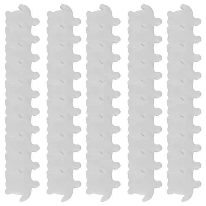 50Pcs blanc flottant Spa éponge tortue huile absorbant jacuzzi écumeur écume absorbeur nettoyants pour piscine