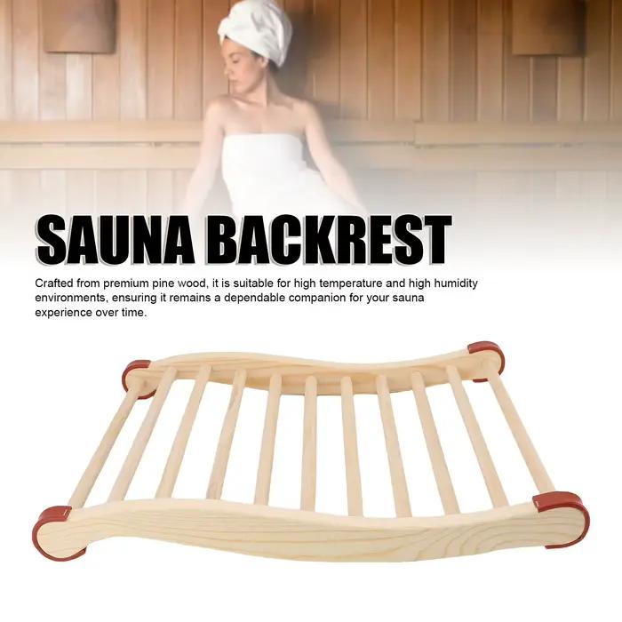 Accessoires de Sauna, dossier de Sauna en bois antidérapant