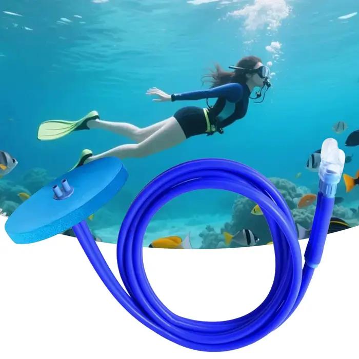 Full Dry Diving Breathing Tube 1.5m 3meters Long Swimming Respirator Adult Men Women Snorkel Training Scubas Equipment