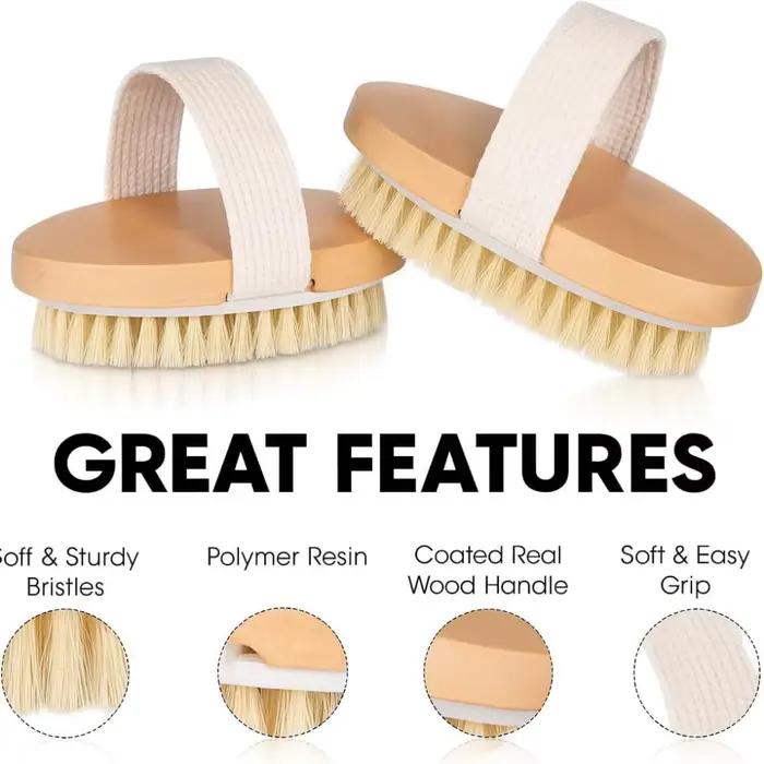 Brosse corporelle en bois SPA