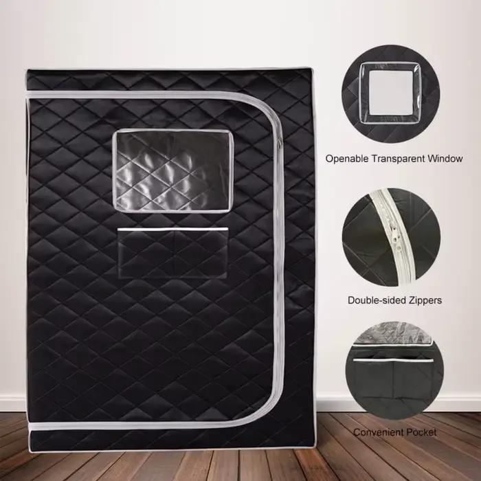 Sauna à vapeur portable SMARTMAK pour deux personnes tente de sauna à domicile spa cuiseur à vapeur salle de sauna grande capacité détente bien-être occasions spéciales