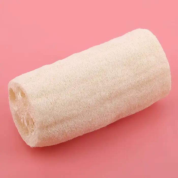 Éponge de lavage en luffa naturelle pour le corps - Élimination de la peau morte - Bien-être et relaxation - Entretien facile - Idéal pour les cadeaux de bien-être