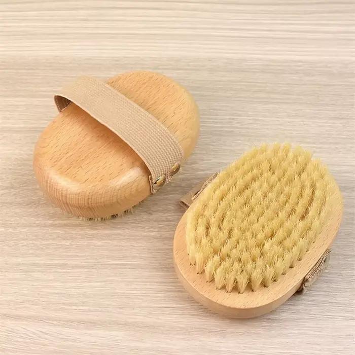 Brosse corporelle en bois pour SPA