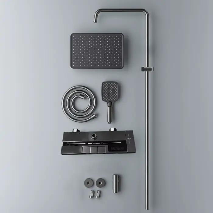 Ensemble de douche numérique intelligent moderne