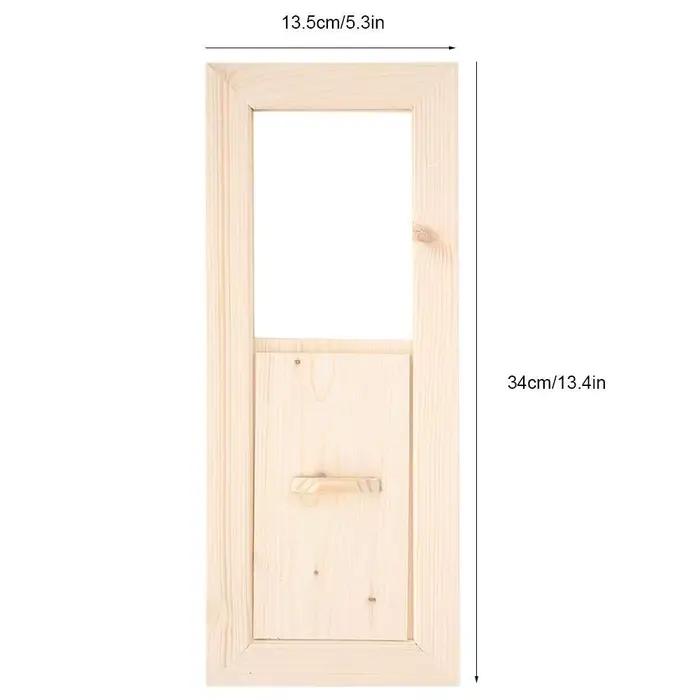Panneau de Ventilation d'air pour salle de Sauna Hemlock