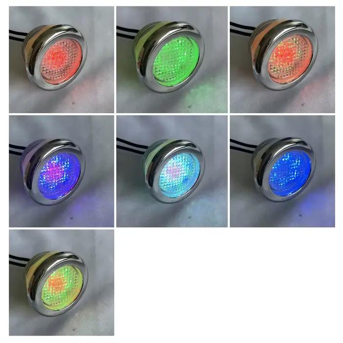 Baignoire Spa jacuzzi LED lumières résine remplie IP68 étanche AC12V RGB automatiquement