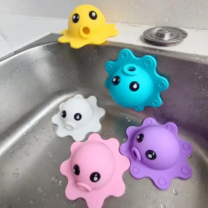 Couvercle de vidange de baignoire en silicone