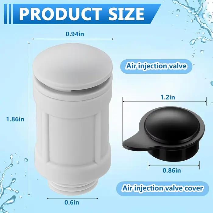 Valve à jet d'air et capuchon