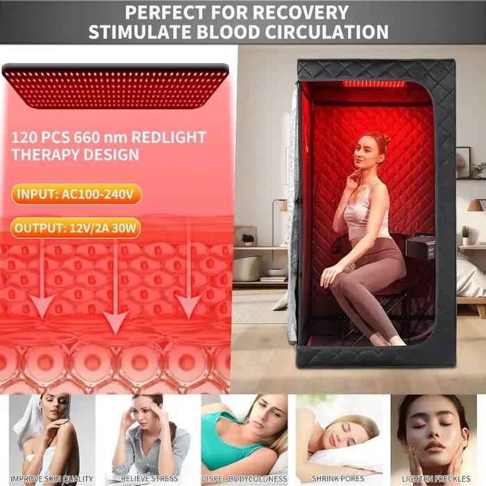 Ensemble de Sauna infrarouge lointain