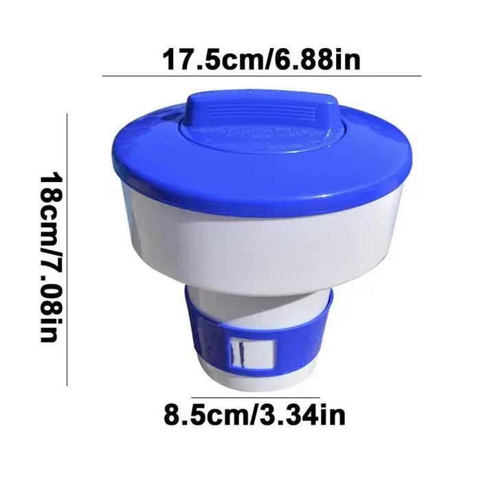 Distributeur flottant de tablettes de piscine grande capacité pour livres et natation spa bain à remous eau propre et fraiche