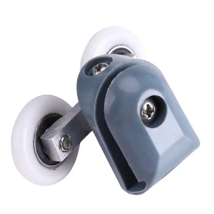 Roulettes de porte de douche 8 pièces doubles pour portes de douche modernes à installer facilement pour une salle de bain fluide et confortable