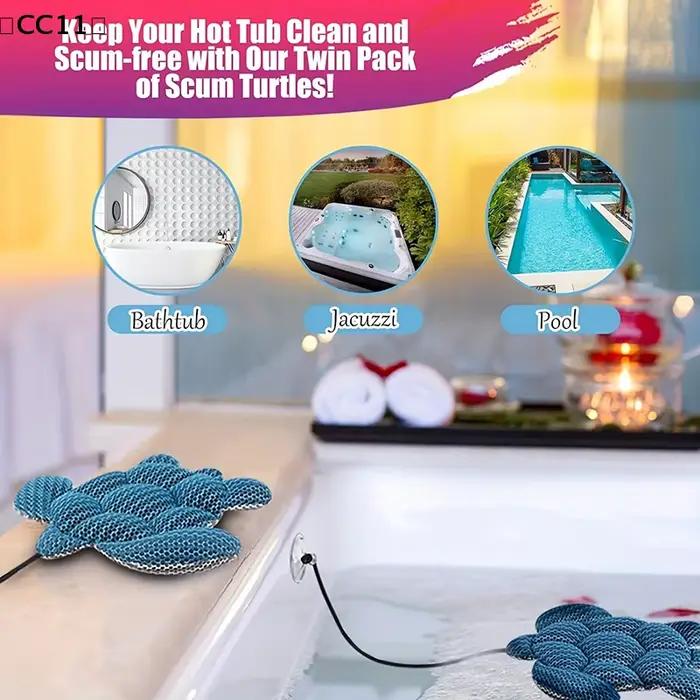 Absorbeur de saleté pour bain à remous en polyester coton nylon pour spa jacuzzi et salle de bain purifiant flottant occassions détente bien-être