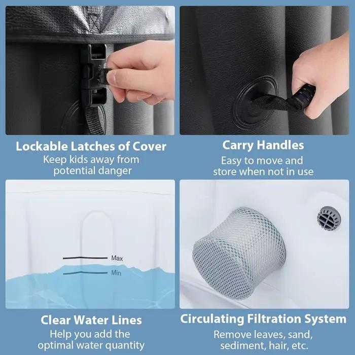 Cartouche filtrante de type VI pour spa GYMAX