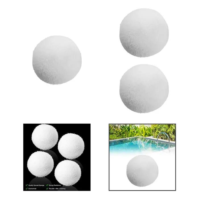 Boule absorbante réutilisable pour baignoire spa et piscine 3 pouces facile à utiliser et à entretenir pour une eau propre sans saleté occasions spéciales