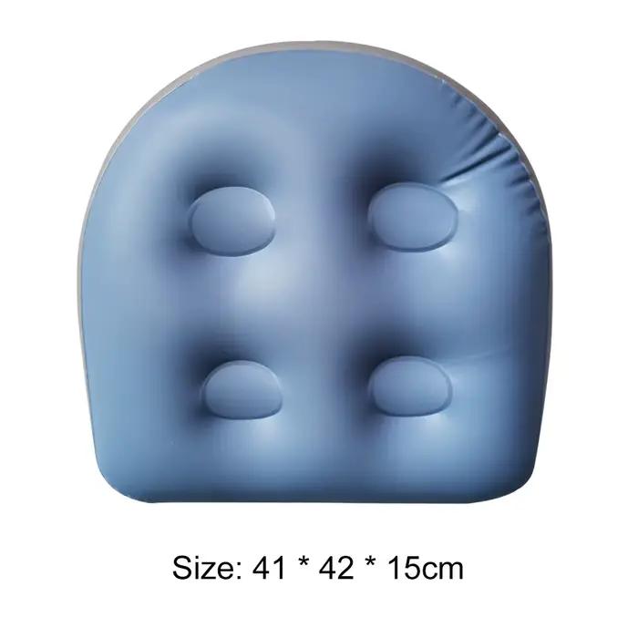 Coussin de siège SPA gonflable à injection d'eau pour baignoire piscine anti-hémorroïdes occasions détente relaxation bien-être hygiène matériaux PVC soie mousse PU imperméable tricoté