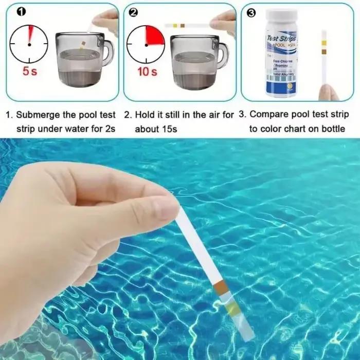 Bandes de test de chlore et de pH pour SPA