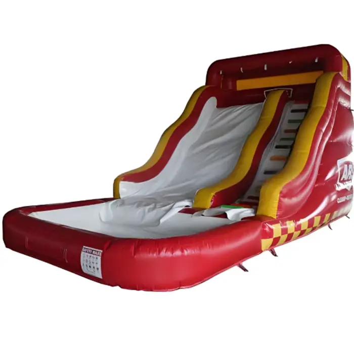 Installation aquatique gonflable 8x3 mètres toboggan aquatique pour extérieur et intérieur usage familial scolaire et commercial