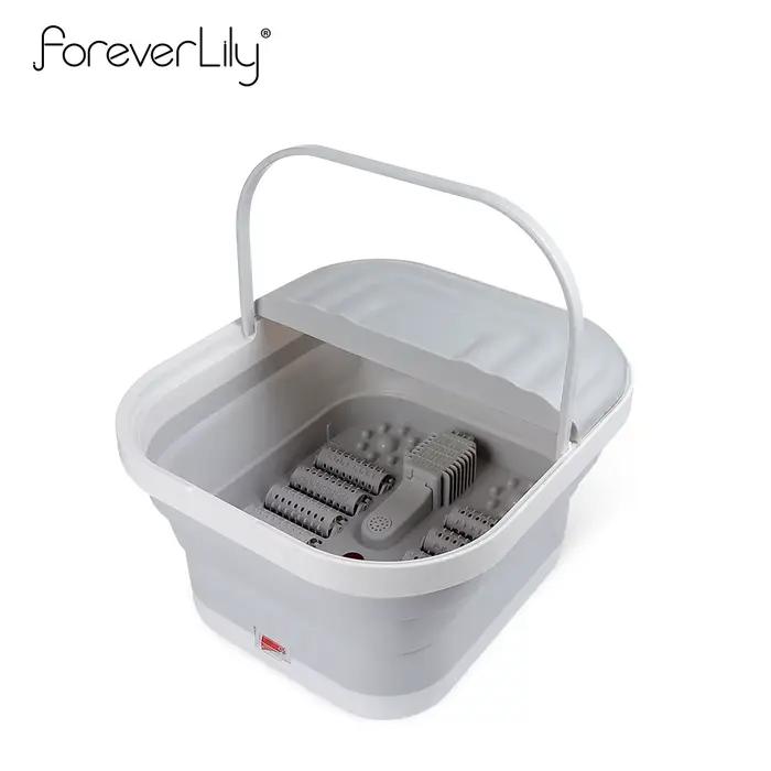 Baignoire de massage des pieds portable, thermostatique, valide pour la maison, favorise l'émulation