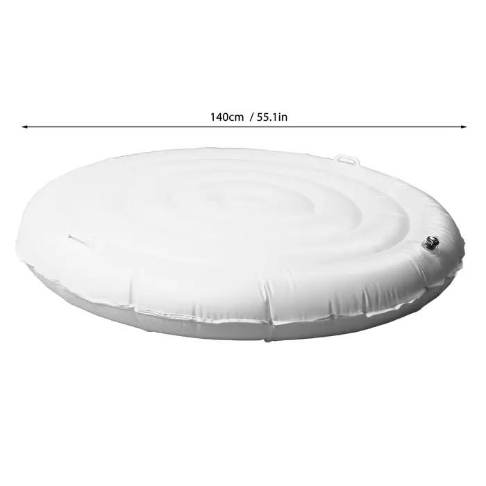 Juste gonflable pour Jacuzzi rond, couvercle pliable, économie d'énergie, pour bacs extérieurs, tend