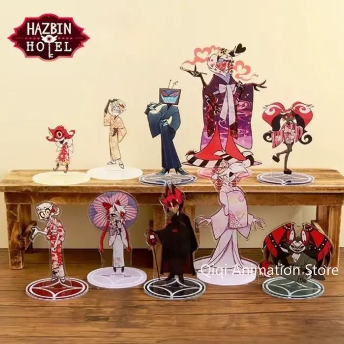 Support en acrylique Hazbin Hotel pour Lucifer Morningstar accessoire de décoration de bureau et modèle d'assiette pour collection cosplay anime fantastique occasions spéciales
