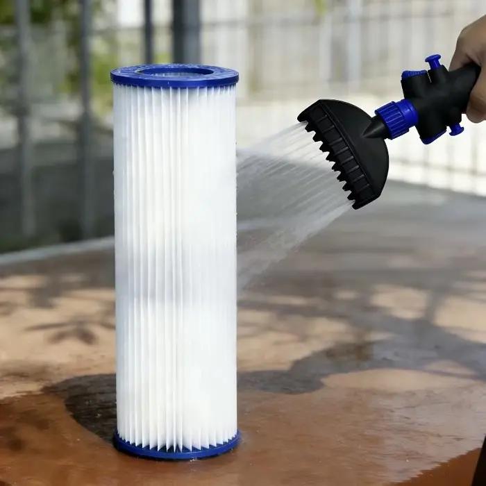 Brosse de nettoyage de filtre de piscine à main