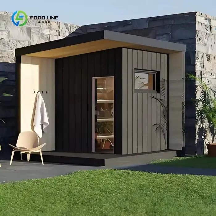 Sauna extérieur de luxe en bois pour 3-4 personnes