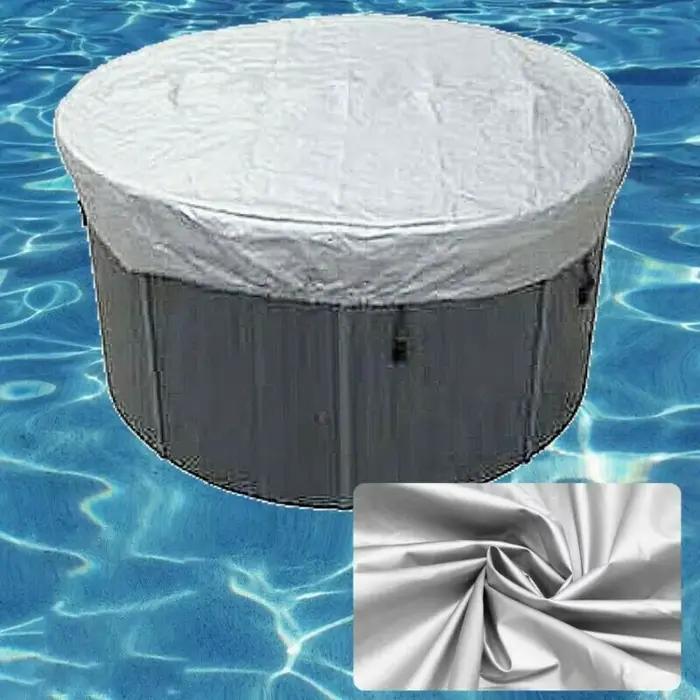 Couverture de baignoire ronde extérieure Anti-Uv Spa bain à remous housse Anti-poussière pliable protection solaire