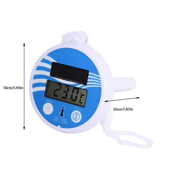 Therye.com-Compteur de température numérique flottant pour piscine solaire