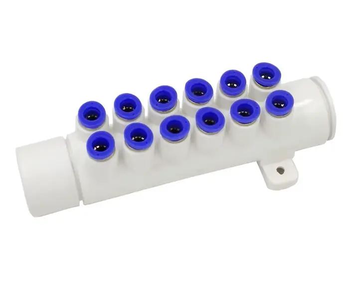 Collecteur d'air à connexion rapide 12 trous pour jets à bulles de spa et baignoire