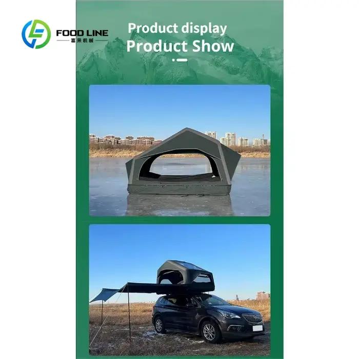 Tente de toit gonflable entièrement automatique personnalisée pour voiture compacte ou pick-up