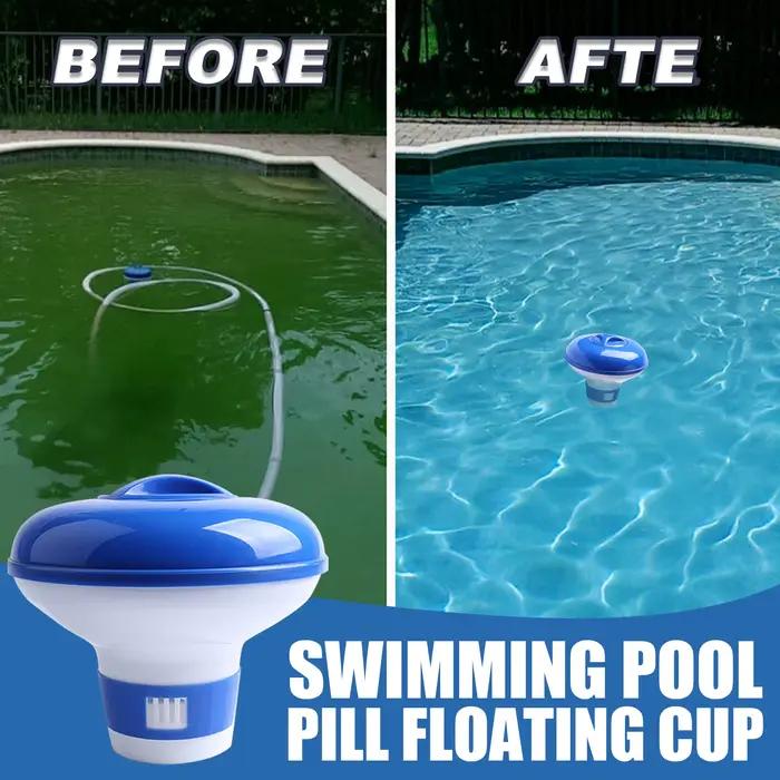 Flotteur distributeur de produits chimiques pour piscine