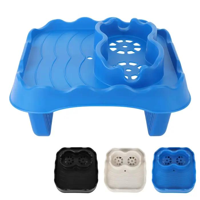 Table d'appoint de bain à remous avec trous de vidange