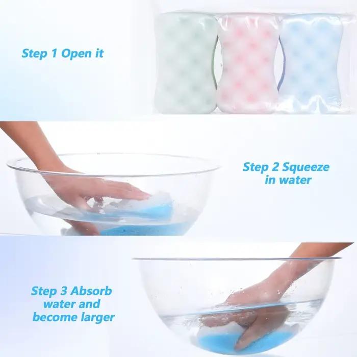 Éponge de bain exfoliante en éponge pour massage du dos et soin de la peau occasions quotidiennes et cadeaux