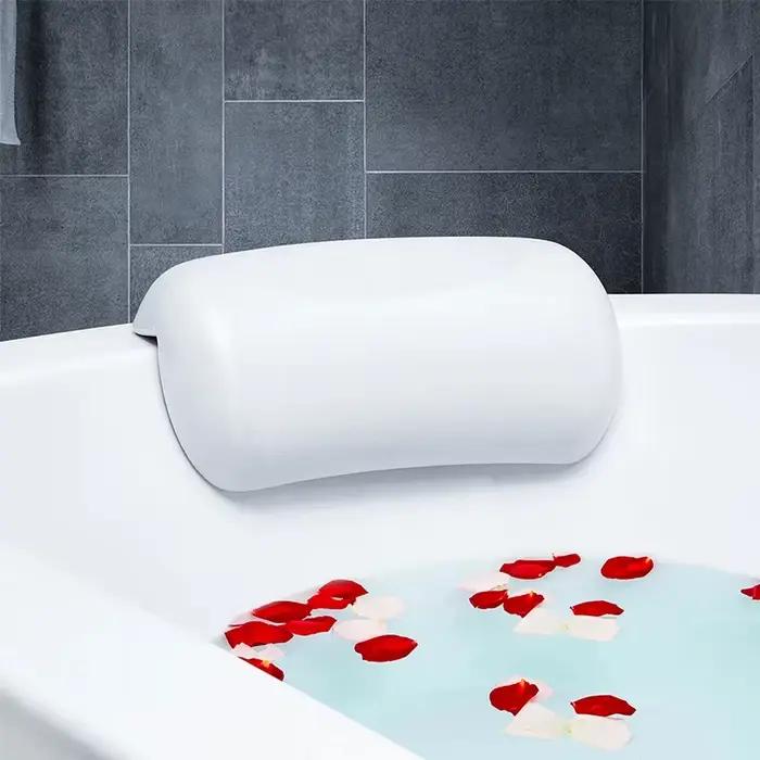 Oreiller de bain SPA antidérapant doux et imperméable avec ventouses pour baignoires confortables et sécurisées occasions détente et cadeaux