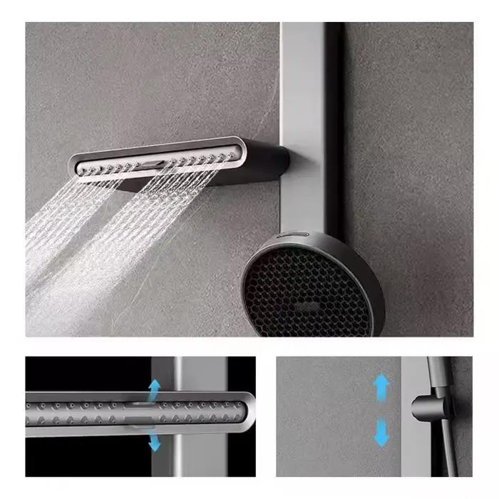 Système de douche à Jet arrière moderne Massage SPA robinet de salle de bains fendu