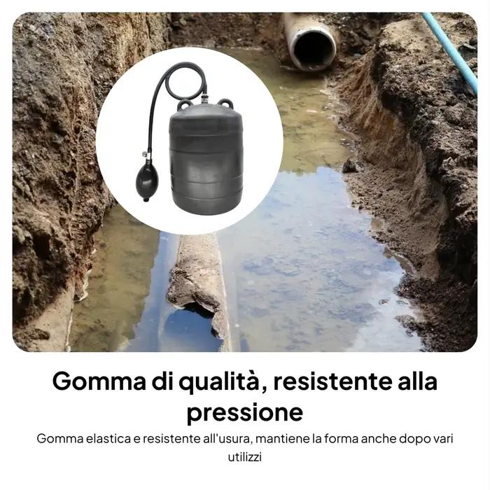 Bouchon de tuyau gonflable en caoutchouc robuste