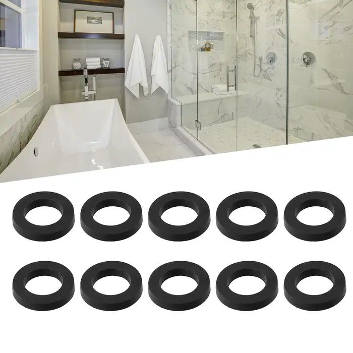 10 pièces anneau en caoutchouc joint plat bague d'étanchéité tuyau Flexible bain salle